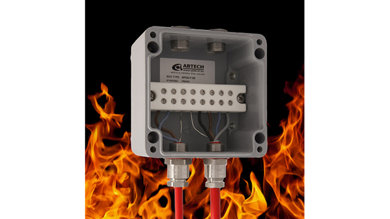Fire rated junction box