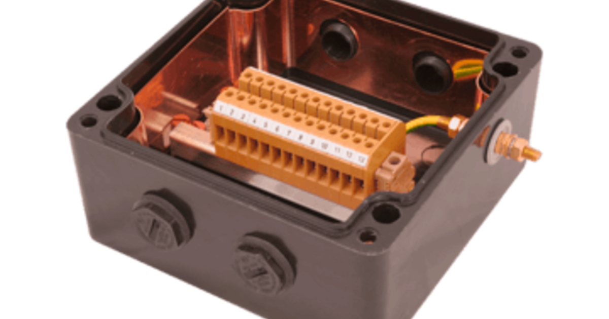 BPG junction box in GRP for hazardous areas Abtech