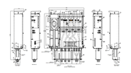 High Voltage enclosure with hydrogen mitigation